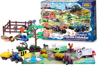 Maisto Scale Farmyard Adventskalender mit Spielmatte