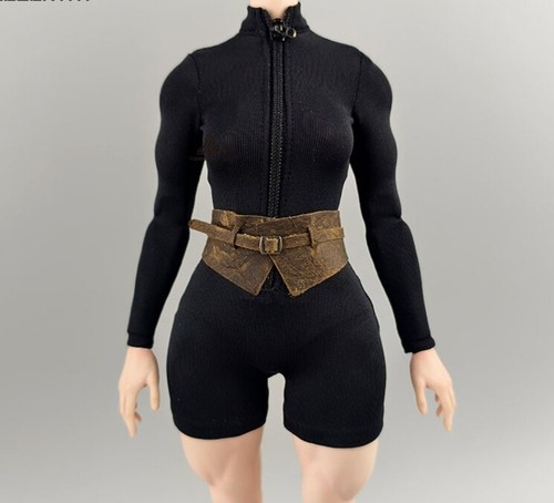 1/6 Scale Female Sexy High Neck Bodysuit Model For 12IN Action Figure Body - Picture 7 of 23