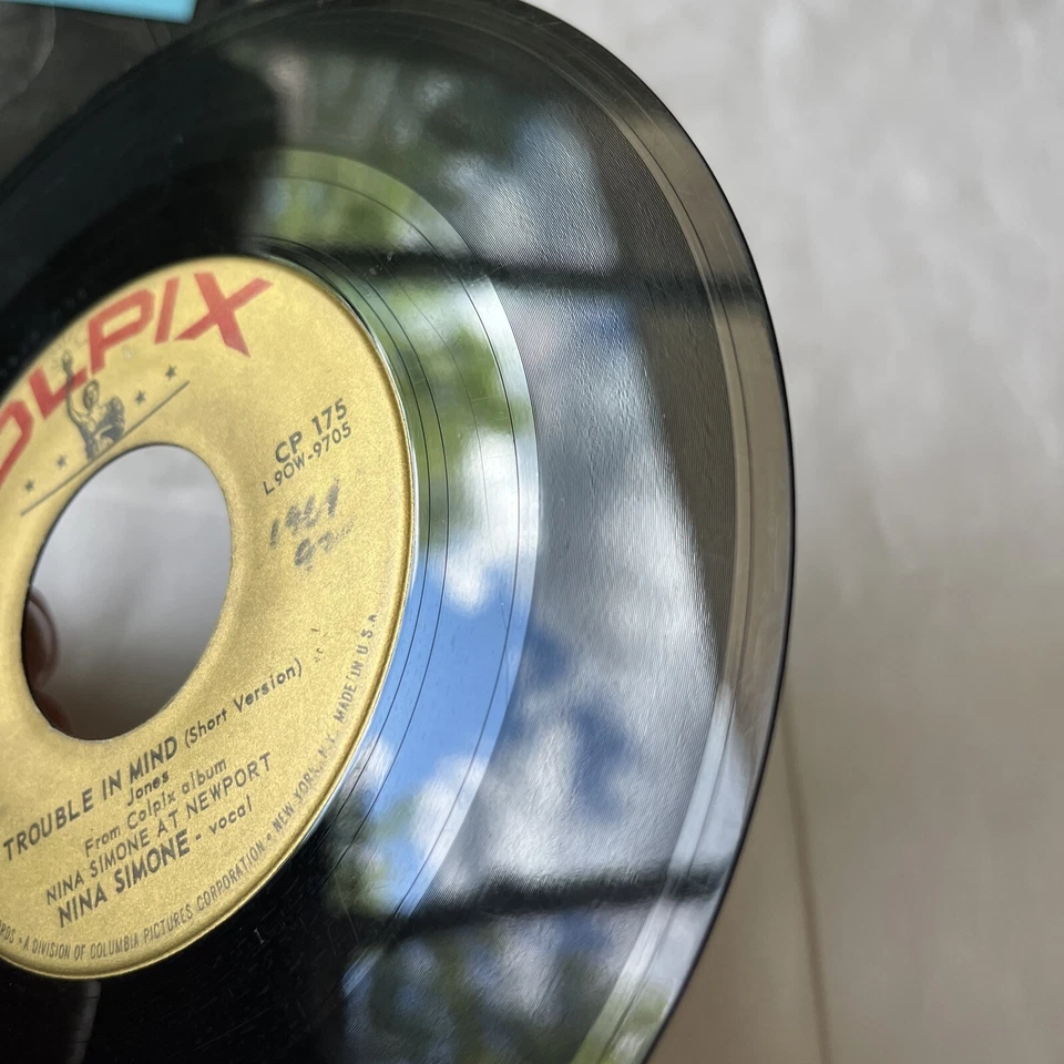 SOUL JAZZ 45 NINA SIMONE Trouble In Mind / Cotton Eyed Joe  COLPIX CP 175 - Image 3 of 4