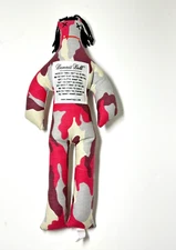 Dammit Doll Stress Reliever 12” Plush Pink Camouflage Voodoo Doll Toy Gift