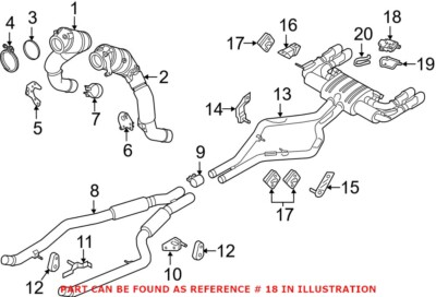 #ad #ad Genuine OEM Exhaust Back Pressure Regulator for BMW 18307851568 $133.29