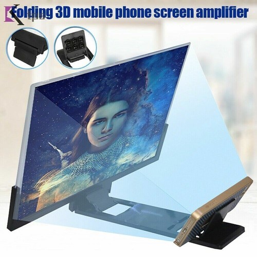 Mobile Phone Screen Magnifier 3D HD Video Amplifier Stand New Model 14 & 12 Inch - Picture 6 of 12
