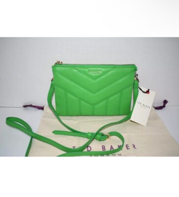 Ted Baker Ayasini Quilted Puffer Leather SMALL Crossbody Bag in