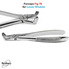 Dental Wisdom Tooth Extracting Forceps For Lower Third Molar Fig.79