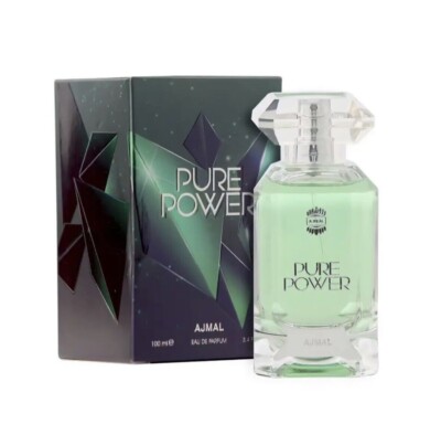 PURE POWER Perfume By Ajmal 100 ML-3.4 OZ EDP SPRAY  BRAND NEW & SEALED.