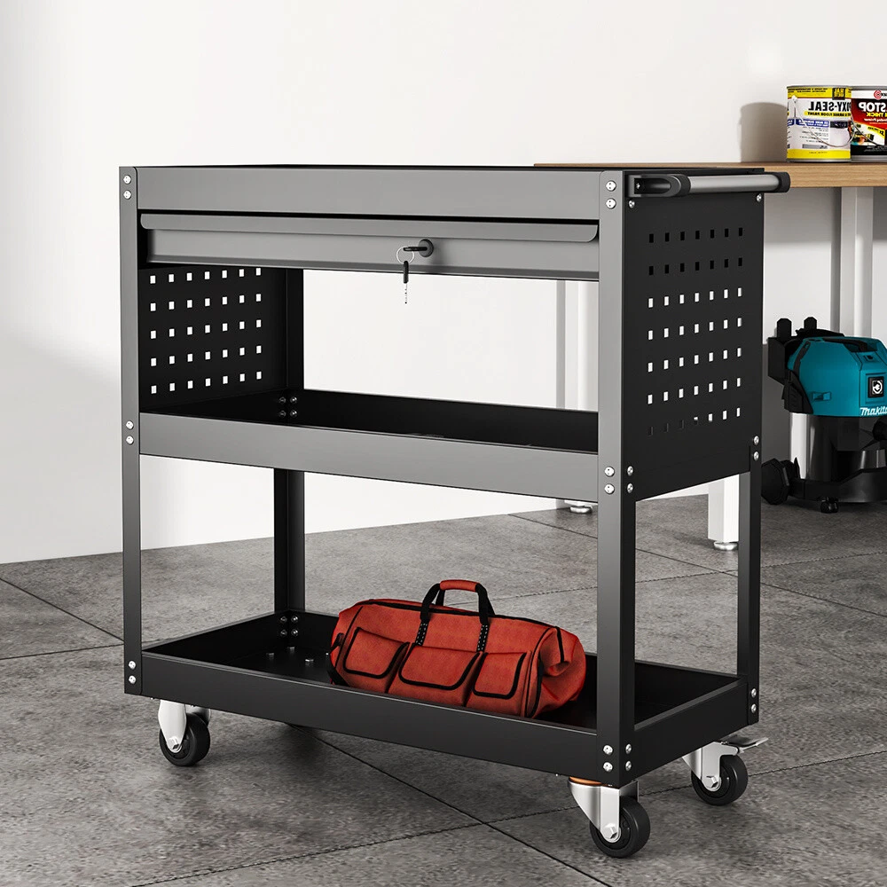 3 tier tool box on wheels deals
