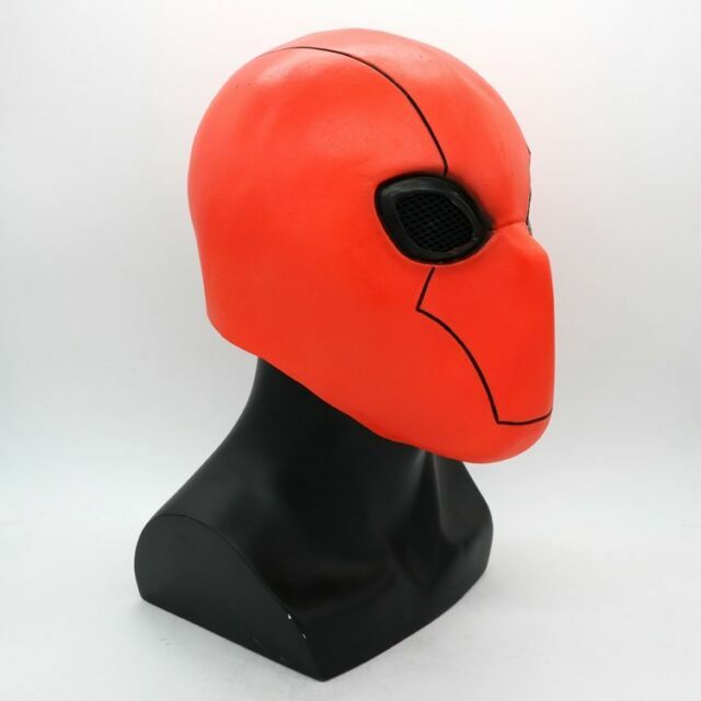 Batman Robin Red Hood Mask Adult Full Face Halloween Cosplay Prop Latex Mask For Sale Online Ebay