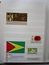 GUYANA Briefmarken 17 St.  T1  wie auf 2 Fotoseiten