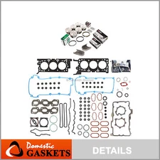 Full Gasket Set Bearings Pistons Fit 2002-2007 Jaguar X-Type 3.0L V6 DOHC 24v