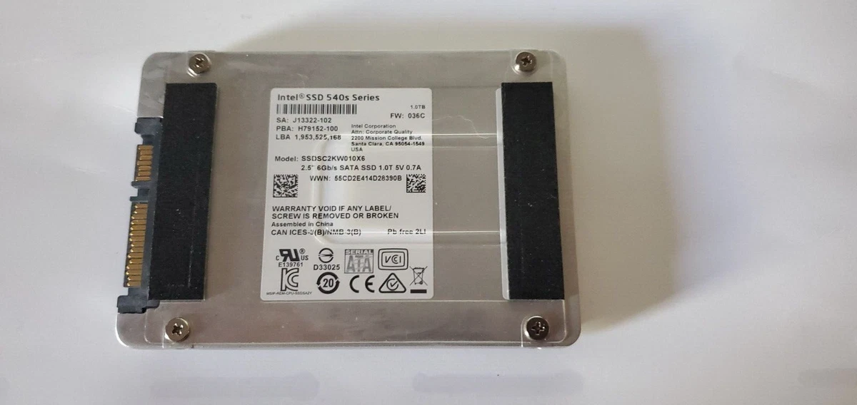 Intel 540s 2.5