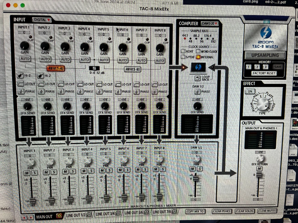 ZOOM TAC-8 THUNDERBOLT AUDIO INTERFACE - EXCELLENT CONDITION - Image 2 of 4