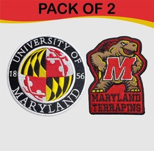 University of Maryland  Maryland Terrapins Logo Iron On Patch Sew Patch