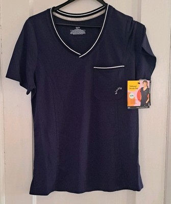 Kindly Scrubs Women's Taylored scrub Top dark blue size xsmall (0-2)
