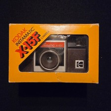 Kodak Instamatic X 15F Camera Brown Classic Vintage Film Camera