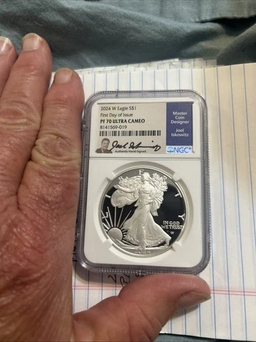 Photo of a 2024-W American Silver Eagle Proof from an eBay listing that sold on Jul 16, 2026