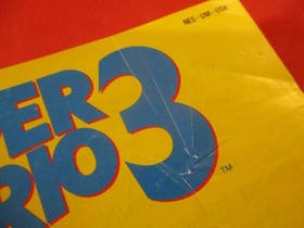 Manual de instrucciones de Super Mario Bros. 3 Nintendo NES SOLO #L (lado izquierdo)