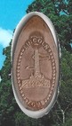 Laminated Card featuring Elongated Penny ABRAHAM LINCOLN'S TOMB Springfield IL — photo 2
