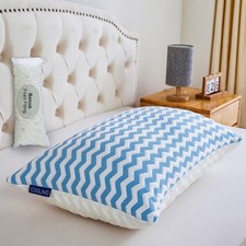 Pillows Queen Size for Bed - Adjustable Firm Pillow for Back Stomach and Side...