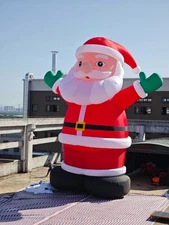 26FT Inflatable Santa Claus Christmas Xmas Holiday Decoration W/Fan in Stock