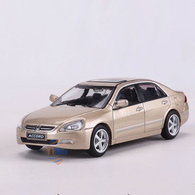 1:64 Honda Accord 7.5 Gen Gold Alloy Diecast Collector Car Model Xmas For Boys