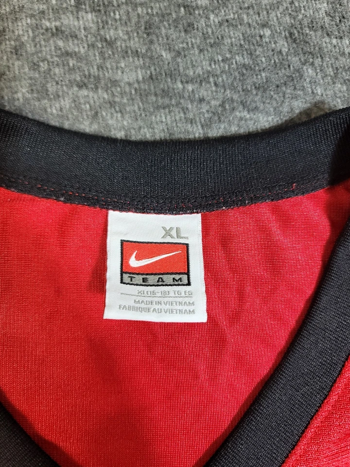 Vtg Nike Team WomenTexas Tech Red Raiders #17 Football Jersey XL Red Black NCAA - Image 3 of 4