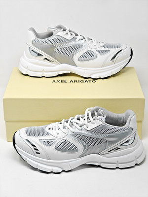 Axel Arigato Marathon Runner White Silver UK 9.5 US 10.5 6667G