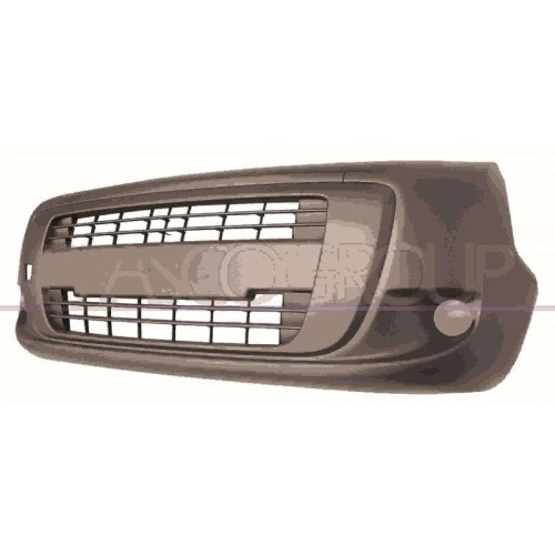 Pare-chocs Prasco FT8601020 pour Fiat avant en ABS noir apprêté