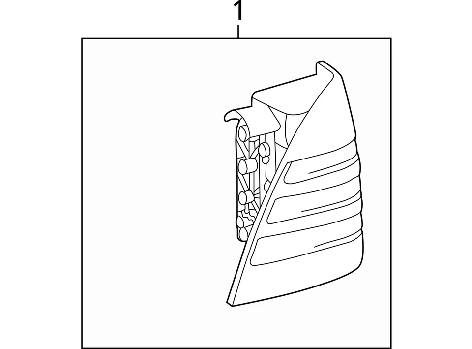 Luz trasera lateral derecha para pasajero Mercedes-Benz ML320 1998 OEM A06DT Foto 4 de 4