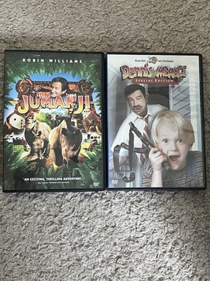 Jumanji (1995) & Dennis the Menace DVD Lot Robin Williams Special Edition