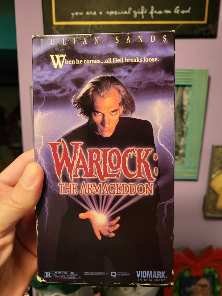 Warlock: The Armageddon VHS (1993) Original Release Vidmark (Rare) 