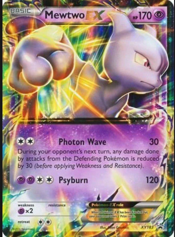 Mewtwo EX XY183 - Jumbo Card - NM