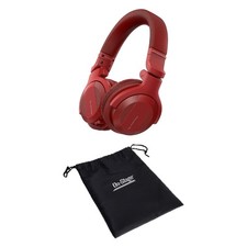 Pioneer DJ HDJ-CUE1BT Red Bluetooth Headphones  Carrying Bag