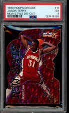 1999-00 Hoops Decade Jason Terry New Style Die Cut RC /1989 #11-15 PSA 5