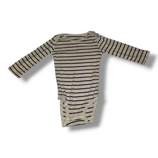 Boy's Carter's Blue  White Striped Bodysuite. Size 9M