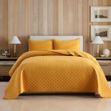 Wistown Cotton Quilt Bedding Sets Queen Size 3 Pieces Reversible Lightweight