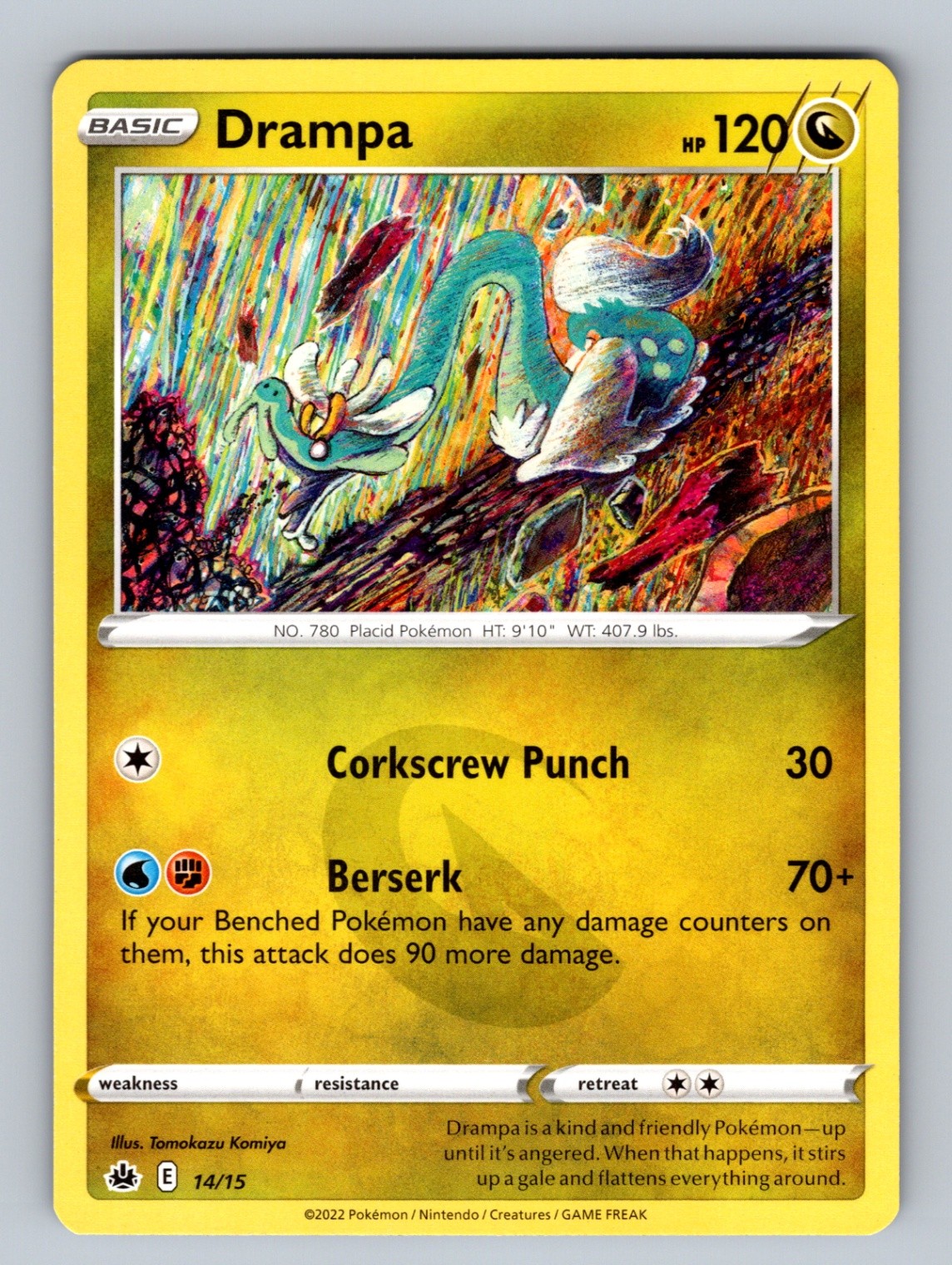 Drampa - 14/15 014/015 Promo McDonald's Promos 2022 NM - LP Pokemon TCG