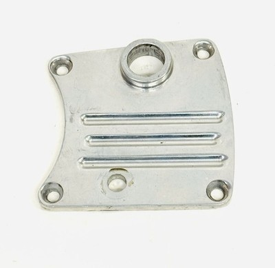 AMMO BELT PRIMARY INSPECTION COVER 1985-2000 FXR HARLEY POLISHED +HOLE