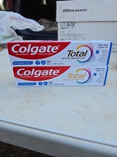 Colgate Total Active Prevention Whitening Paste Lot Of 2 5.1 Oz Each Exp No-2027 1.21 per gallon