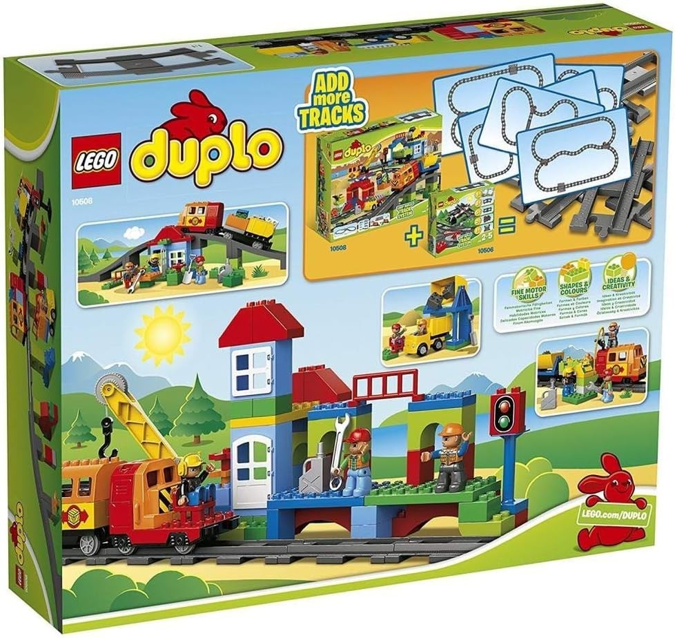 10508 LEGO DUPLO SET TRENO DELUXE Completo con costruzioni aggiuntive foto 2
