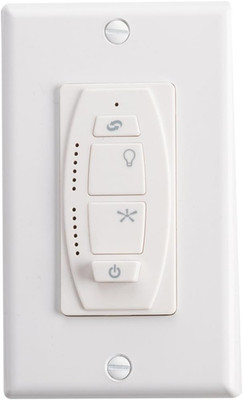 White 6-Speed Ceiling Fan Wall Control System, 21.75-Inch, Model 370036WHTR
