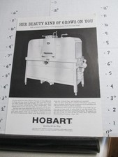 magazine ad 1960s HOBART food industry machine Troy OH restaurant dishwasher GM2