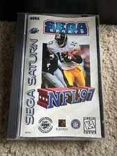 NFL '97 (Sega Saturn 1996 Sega Sports 81111) Complete CIB Case Manual Disk