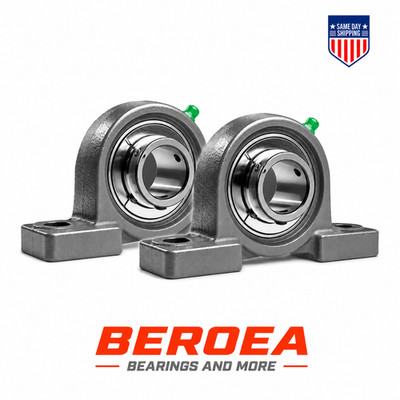 UCP212-38 Pillow Block Bearing 2-3/8'' Bore 2-Bolt Self-Aligning 2PCS