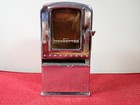 Vintage 1950`s Napco Inc. Cigarette Machine Dispenser Chrome Metal Bank