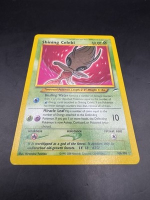 Pokmon TCG Shining Celebi Neo Destiny 106105 Holo Unlimited Secret Rare G2U