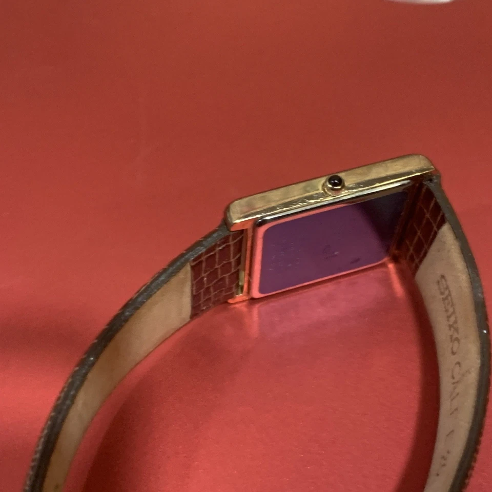 Reloj Hombre De Colección Seiko Tank V700-5K30 Necesita Batería  Foto 2 de 4