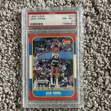 1986-87 Fleer Basketball - Jack Sikma #102 PSA 8.5