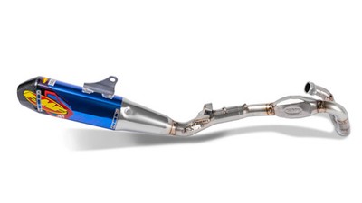 FMF Factory 4.1 Full Exhaust Pipe Blue Carbon Honda 2021-2026