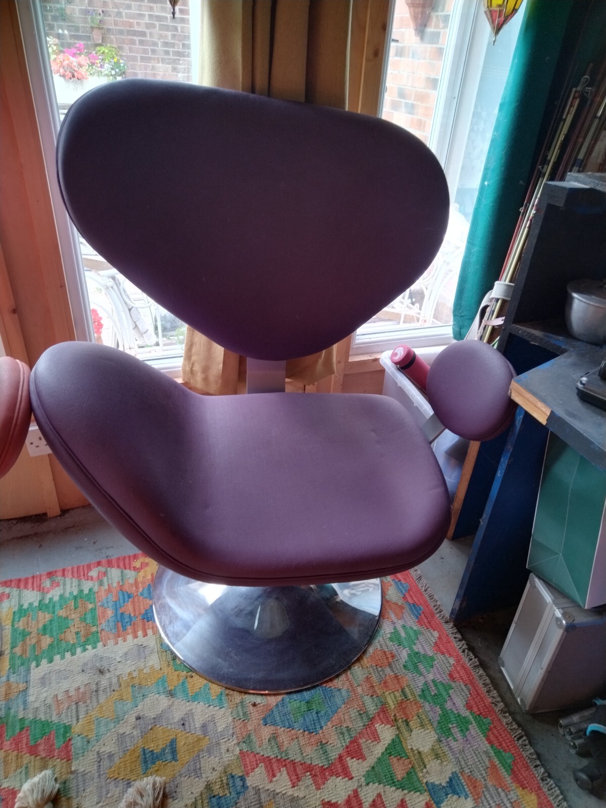 leather swivel chair eBay
