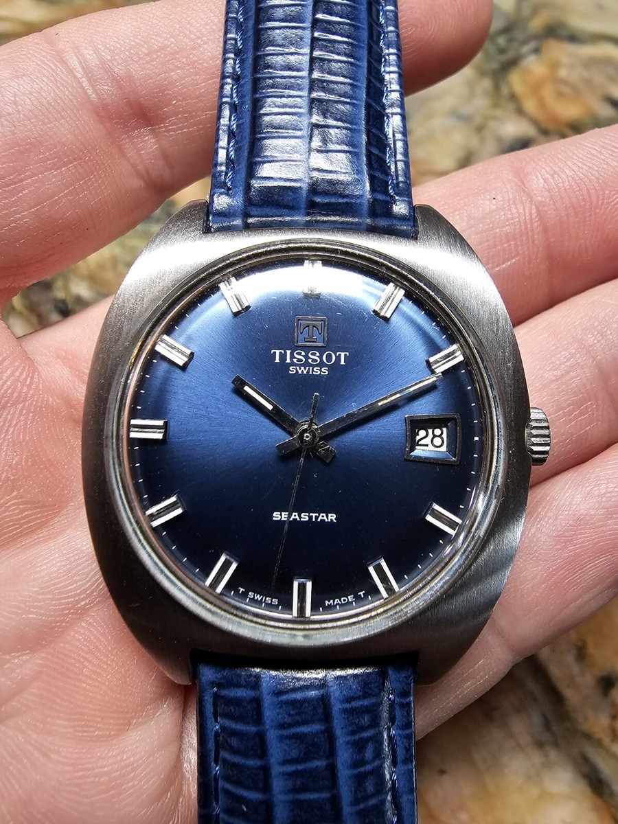 VTG 1970's Men's TISSOT SEASTAR 36mm 17 Jewel MANUAL VTG 1970's Men's TISSOT SEASTAR 36mm 17 Jewel MANUAL